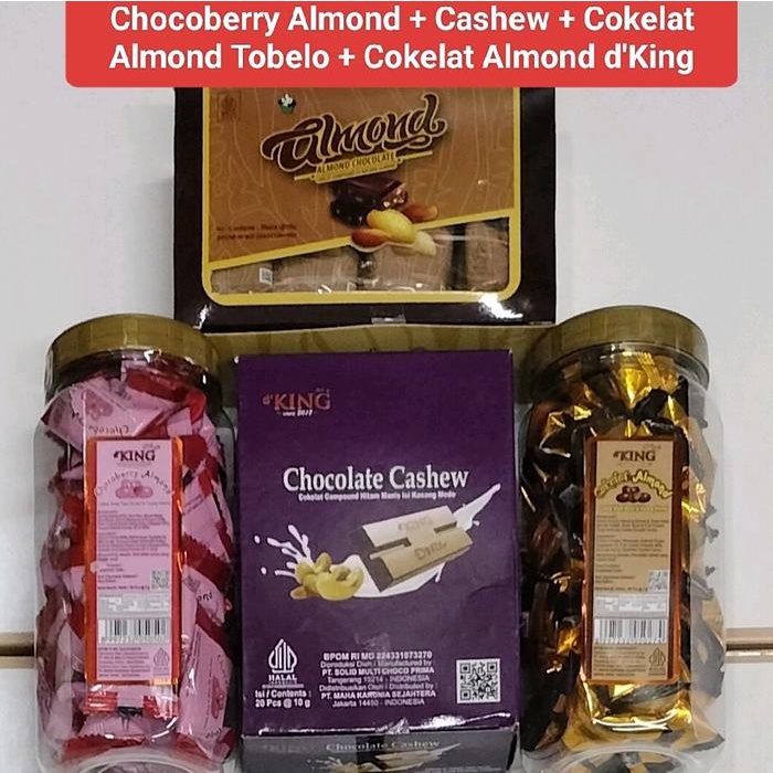

Aneka Cokelat Kacang Bonibol d'King 1 dus isi 2 Pack dan 2 Toples
