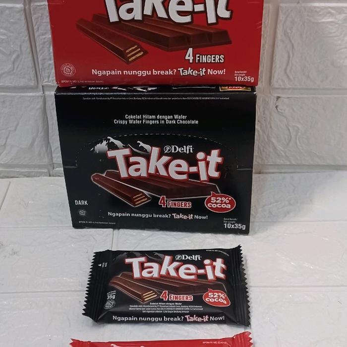 

Cokelat Delfi Take-it 4 Fingers isi 10