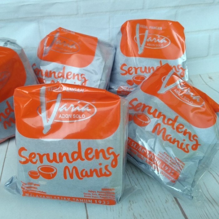 

SERUNDENG KELAPA VARIA MANIS & PEDAS - SRUNDENG KELAPA KHAS SOLO