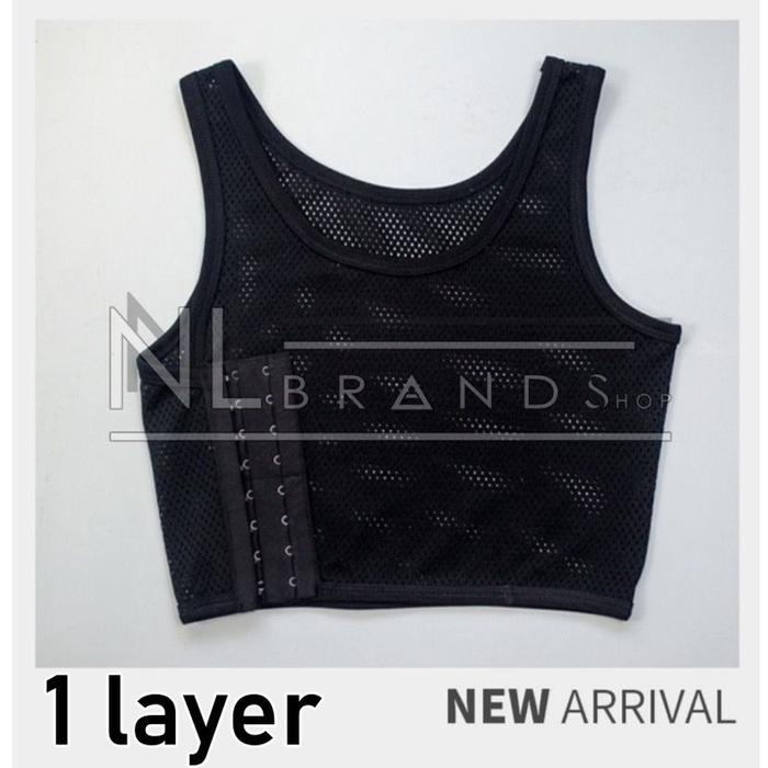 

HJK Breast binder murah / chest binder / perata dada / korset dada / Breast binder half