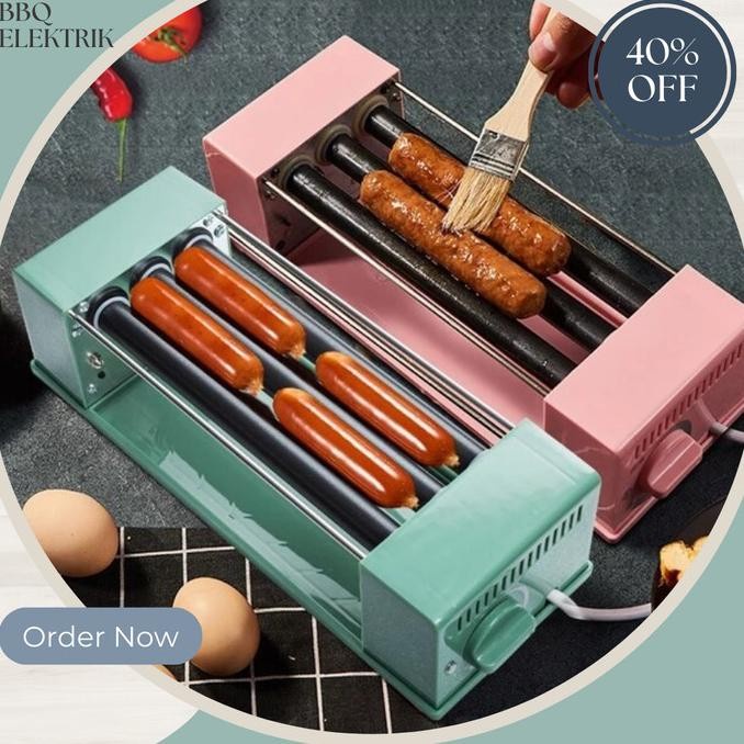 BBQ ELEKTRIK ALAT PANGGANGAN SOSIS LISTRIK PEMANGGANG SERBAGUNA