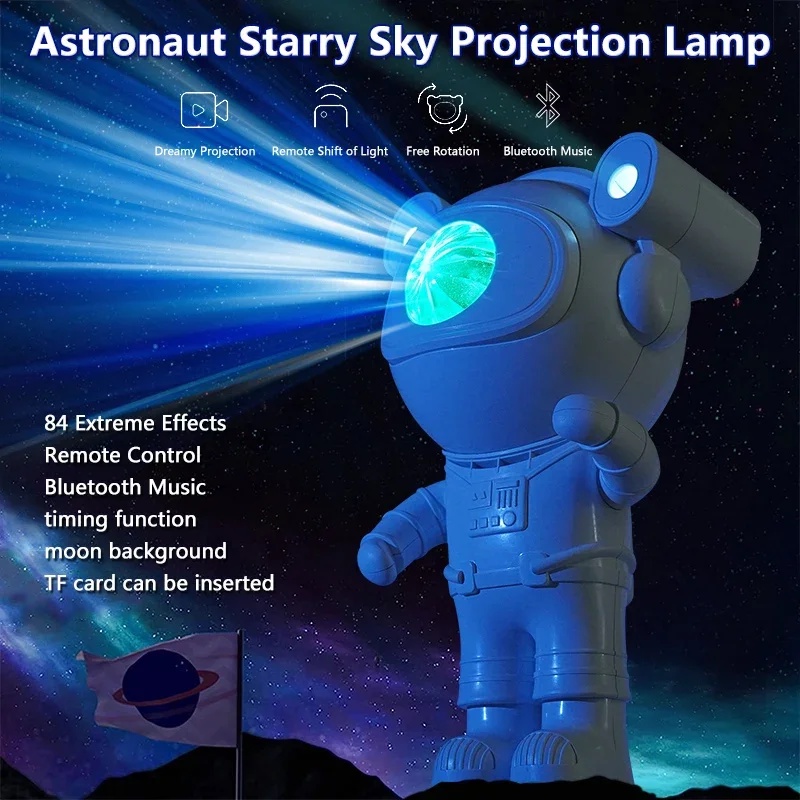 TERLARIS Grosir Galaxy Star Projector LED Night Light DIY Astronaut