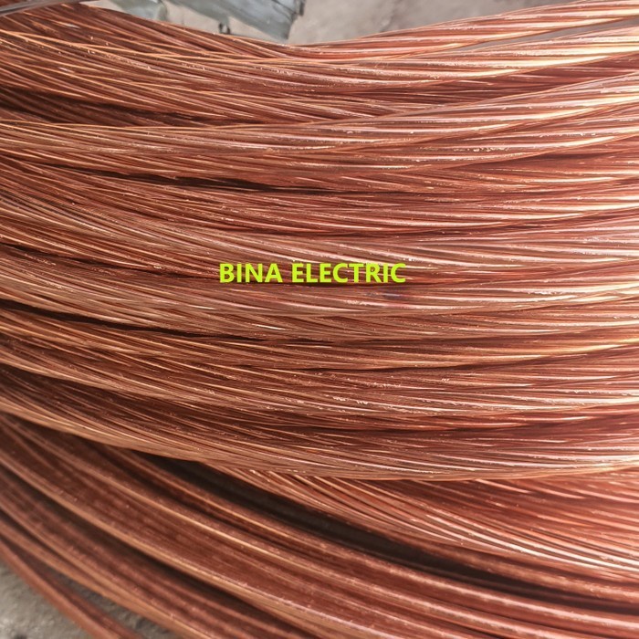 (Good) Kabel BC 16mm / Kabel Grounding 16 mm / Kabel Tembaga 16mm Meteran