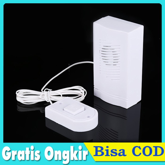 (Good) Bel Pintu Rumah Toko Door Bell Kabel "Ding Dong"
