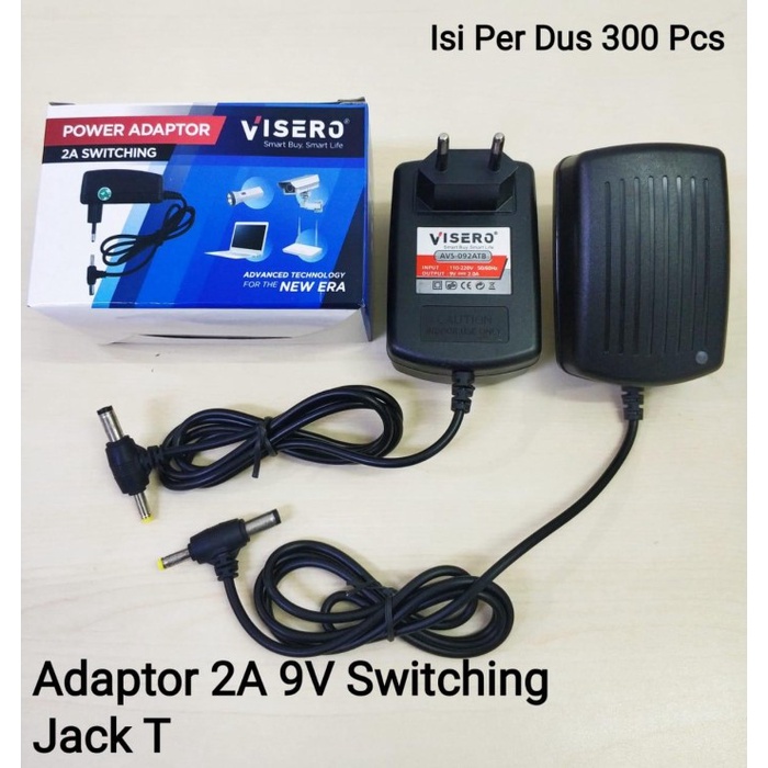 (Good) Adaptor 9 Volt 2 Ampere Visero