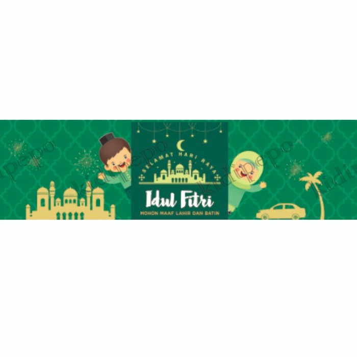 

pernakpernik- PAPERBELT TOPLES / STOPLES IDUL FITRI- ISI 25 PCS