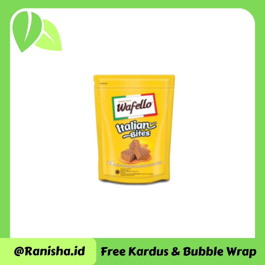 

Roma Wafer Wafello Italian Bites Caramel Pouch 234/228G