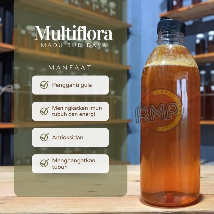 

(Good) Madu Asli Multiflora 500 Gram Murni 100% Mentah Rumah Madu Pacet