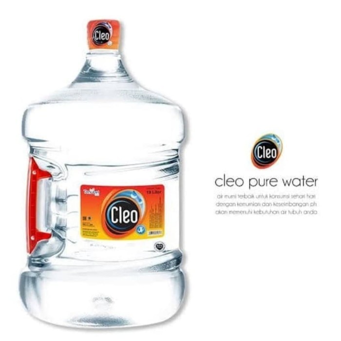 (Good) Galon Cleo + isi Air Cleo 19 Liter