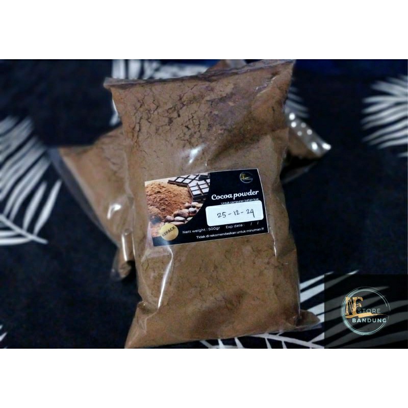 

HJ Delfi Coklat Bubuk Murni Bahan Kue Kemasan 500 Gram Delfi Cocoa Natural Powder