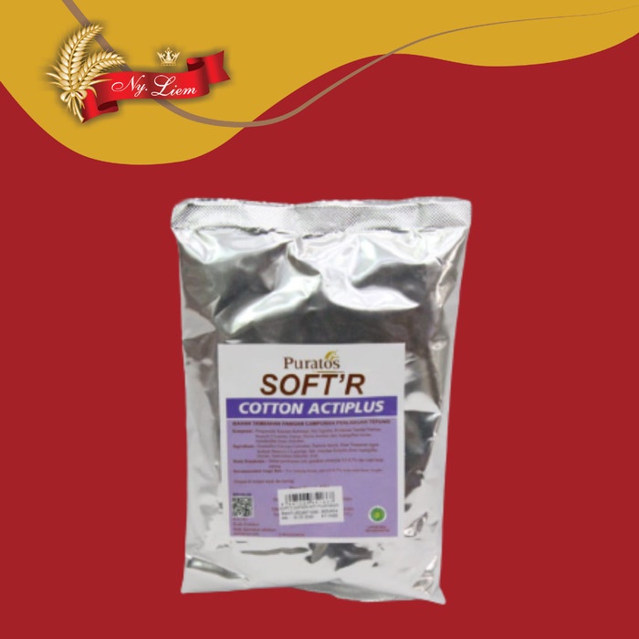 

HJ PURATOS SOFT'R Cotton Actiplus / Pelembut Adonan 500 gram