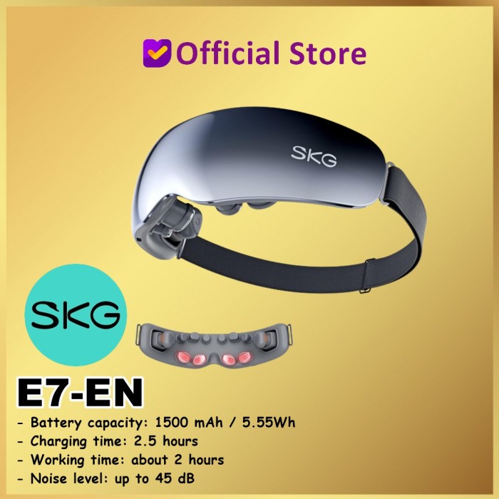 PREMIUM SKG E7-EN Eye and Temple Massager Alat Pijat Elektrik Mata Eye Massager Eletric Portable