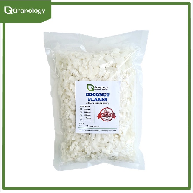 

PREMIUM Kelapa Serut Kering / Coconut Flakes (1 kilogram) by Granology