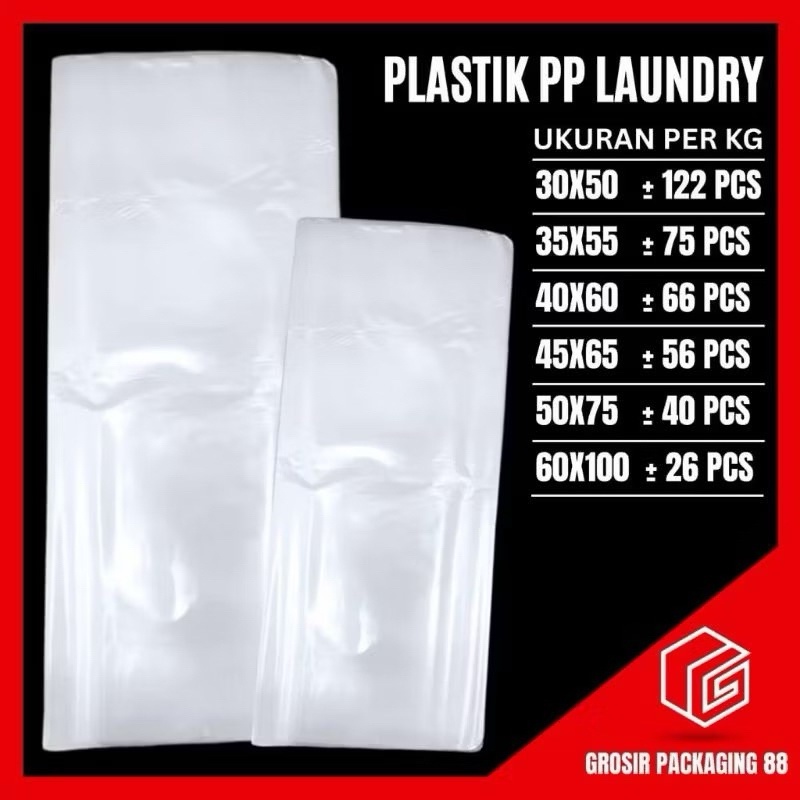 UM1 PLASTIK PACKING / PLASTIK PACKING LAUNDRY / PLASTIK LAUNDRY KILOAN / PLASTIK PP BENING / KANTONG