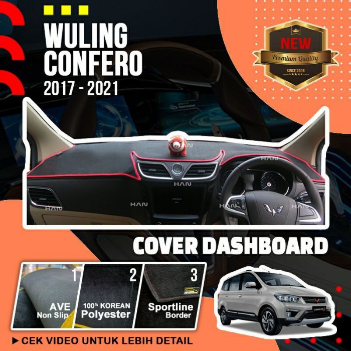 [Good] Cover Dashboard Wuling Confero Alas Interior Dasboard Mobil Antislip