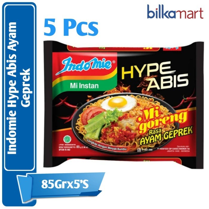 

(Good) Indomie hype abis ayam geprek 85gx5pcs