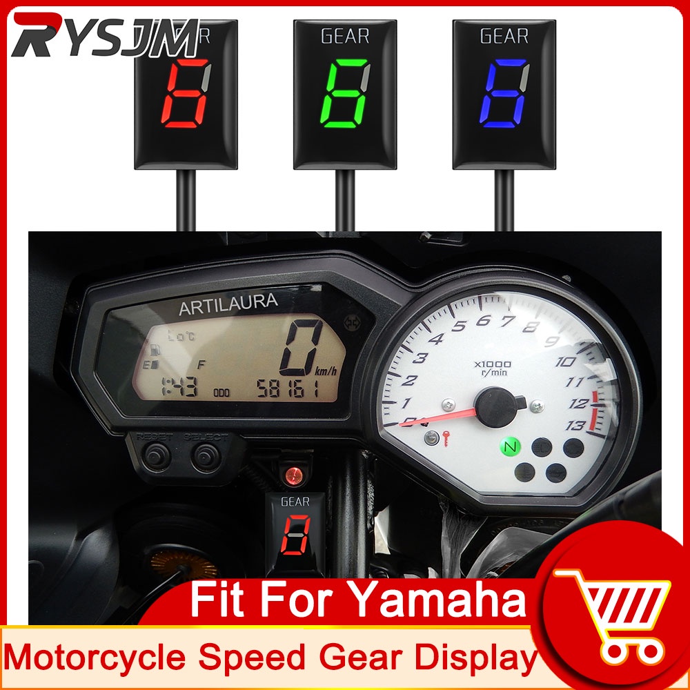 Ad Motorcycle Gear Indicator For Yamaha Yzf-R6 R1 Tdm900 Xj6 Fazer Fzs1000 Fazer Gear Display Ecu