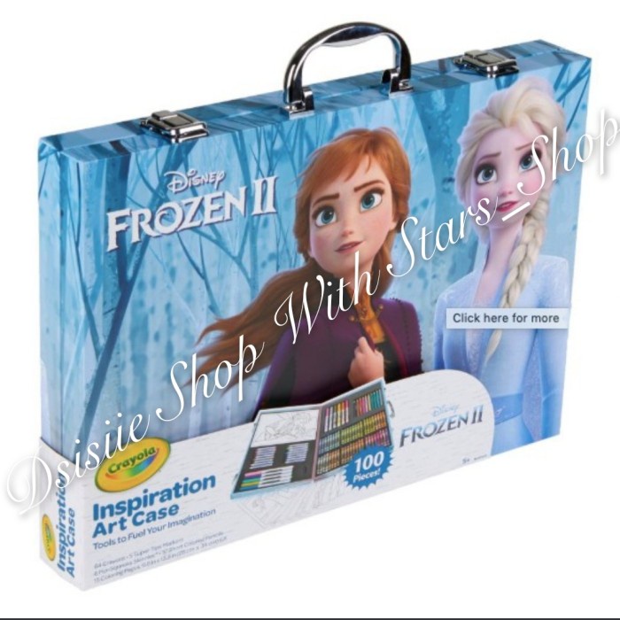 

TERBARU! Crayola Disney Frozen 2 Inspiration Art Case 100 Art & Coloring Ori