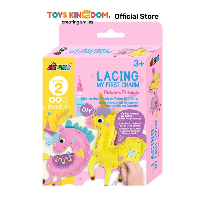 

HOT SALE! Avenir Lace My First Charm Unicorn Ch221801
