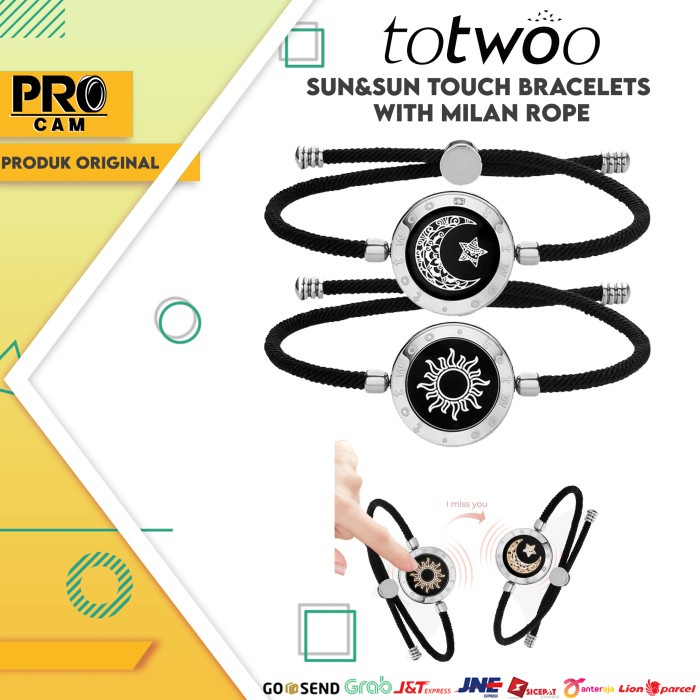 Totwoo Sun & Moon Touch Bracelets / Totwoo Smart Couple Bracelets