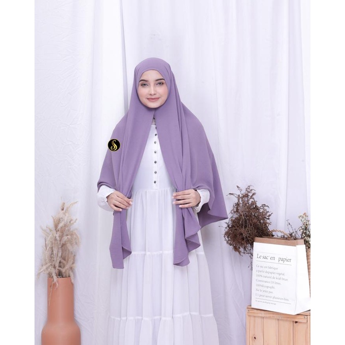 Pashna Oval Syari Crinkle Airflow Hq Panjang 190*100 Cm