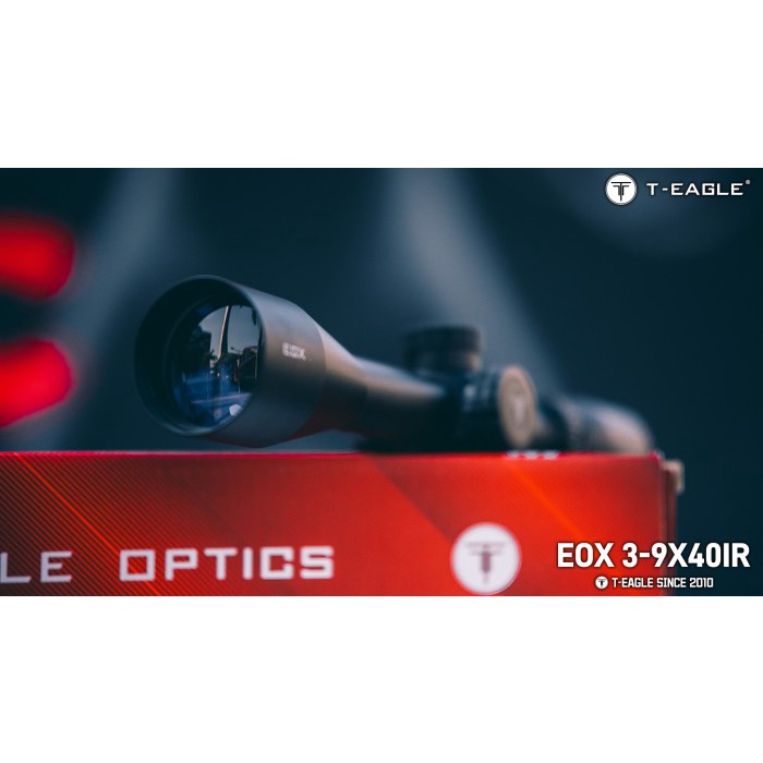 TERMURAH TELESKOP T-eagle EOX 3-9x40 IR RETICLE NYALA BARU