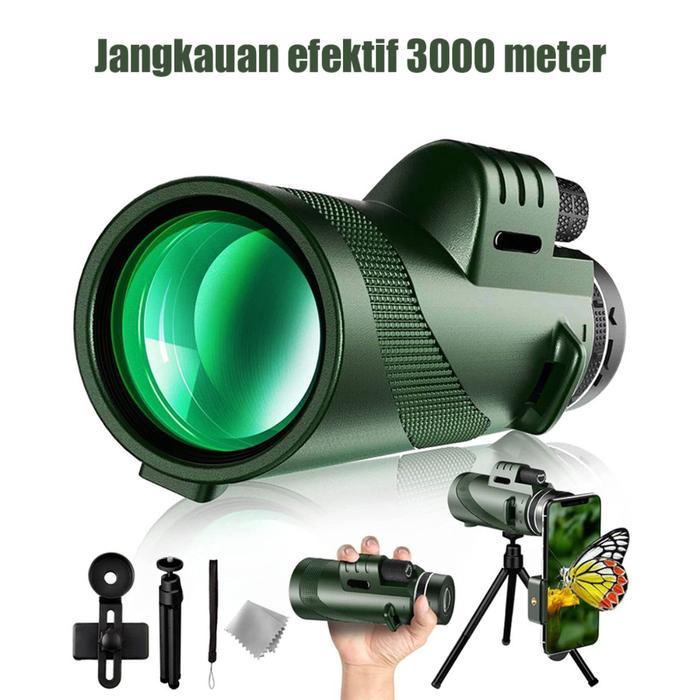 DISKON Teropong Lensa Zoom HP Teleskop Fokus Monocular Jarak Jauh Kamera Zoom Cam Lensa Tele