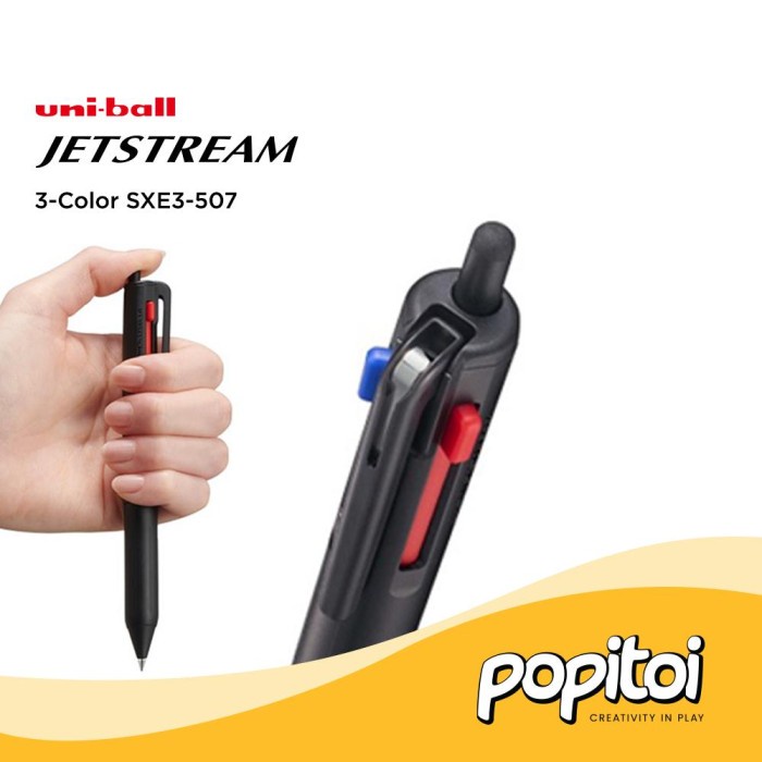 

[tmr] - Uni Ball Jetstream 3 Color SXE3-507 0.5 0.7 mm Ballpoint Pen Uniball