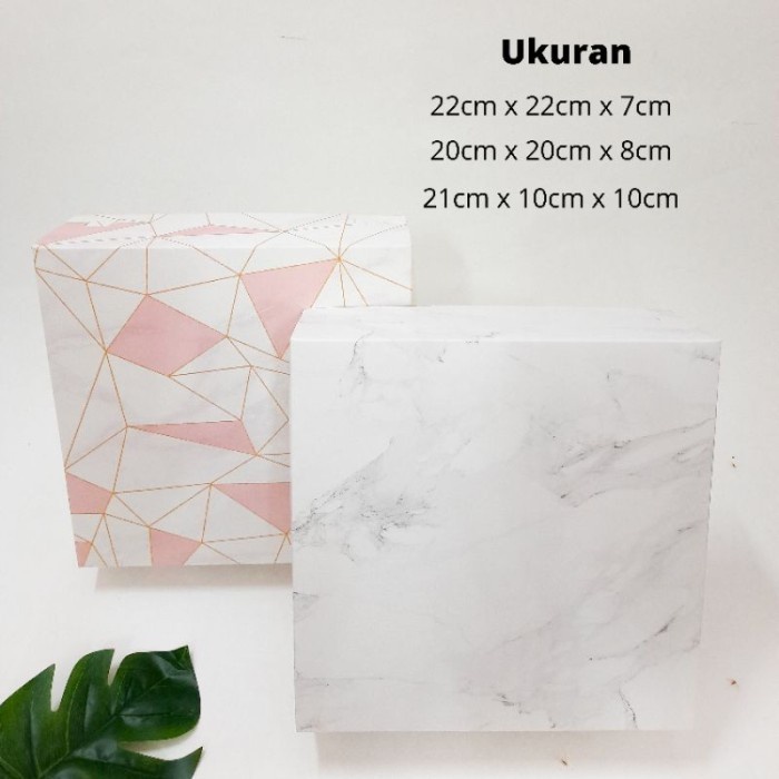 (Good) Dus Kue / Box Kue/Kotak Kue Lapis Legit Motif 22x22x7 20x20x8 21x10x10