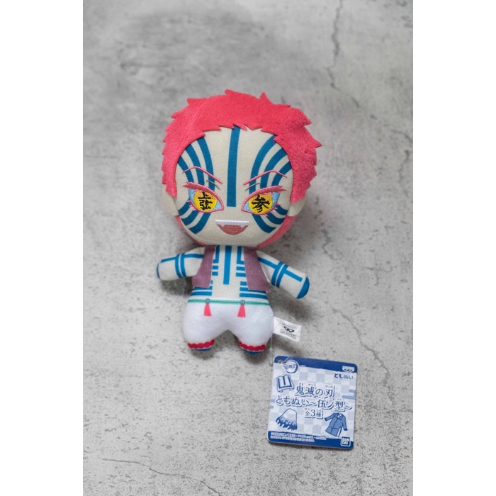 Terbaru Kimetsu No Yaiba Akaza Tomonui Plush Doll Banpresto
