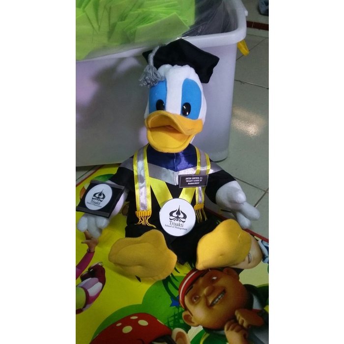 Terbaru Boneka Wisuda Donald Bebek Duck Kado Romantis Couple Unik Luc