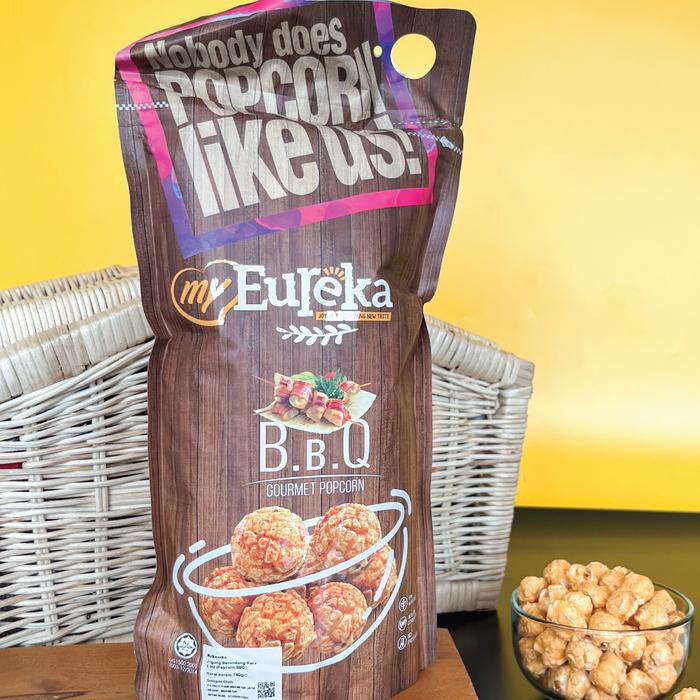 

..... Eureka Snack Popcorn Bbq Pack 140G Cemilan Jagung Gurih