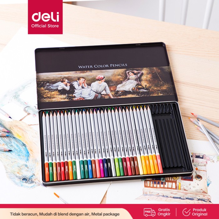 

Deli Pensil Warna 36 Warna Tidak Beracun Dapat Dicuci 6522