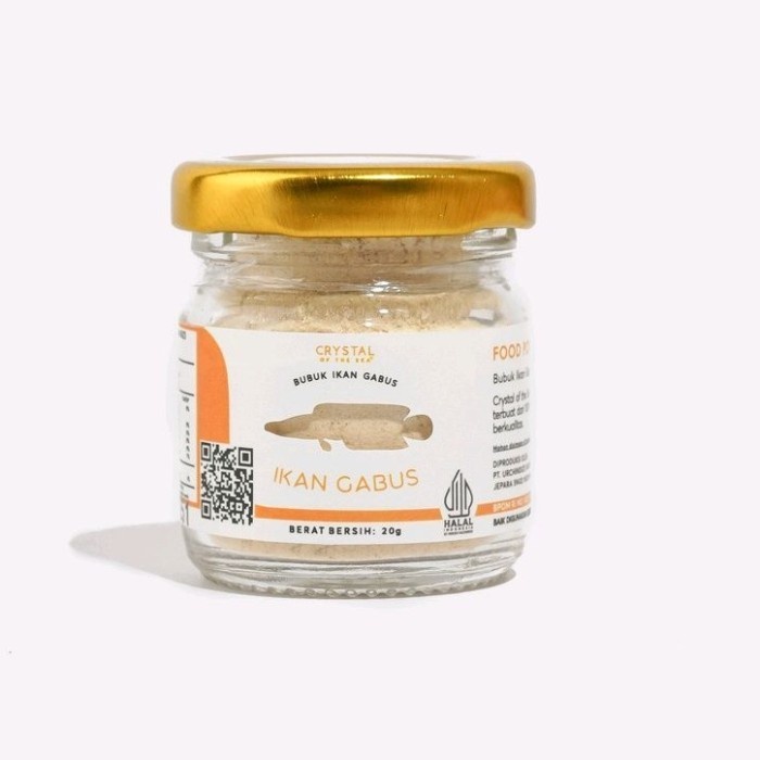 

(Best) Crystal Of The Sea Gabus Food Powder 20g/Bubuk Ikan Gabus /Kaldu MPASI
