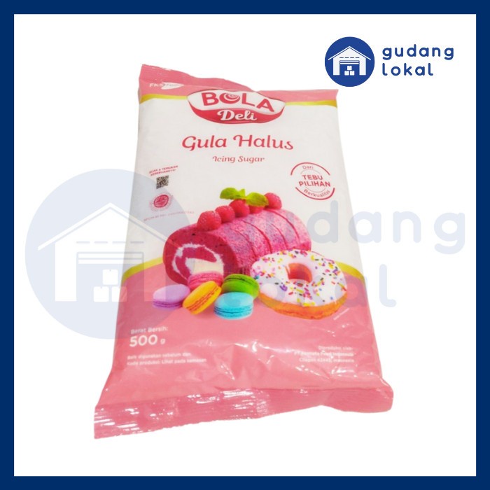 

(Best) BOLA DELI GULA HALUS ICING SUGAR 500GR