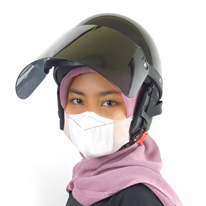 [Good] ACN Helmet Helm Retro Cetok Vintage Bogo Setengah Kepala Dewasa