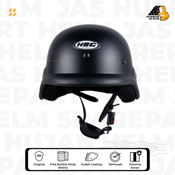 (Good) Helm HBC Army Black Doff/ Helm Chips SNI HBC