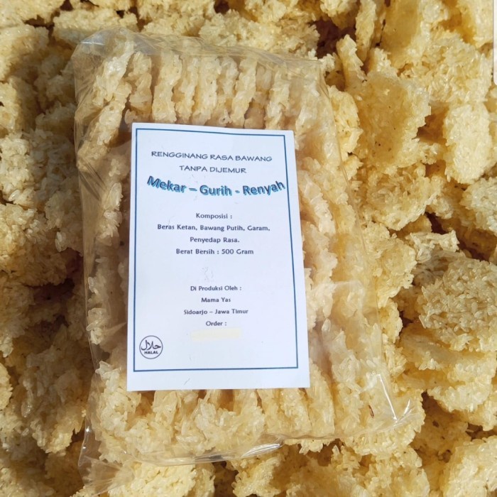 

(Good) Rengginang Rasa Bawang 500 gr ( Mentah )