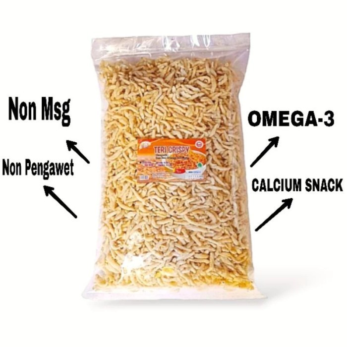 

(Good) Ikan Teri Crispy 500g Non Msg Teri Krispi Medan makan Pendamping Mpasi