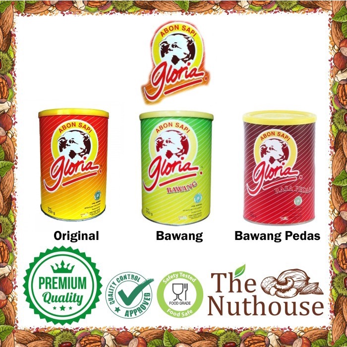 

(Good) Gloria Beef Floss / Abon Sapi Original / Bawang / Pedas 250gr [Halal]