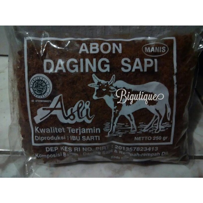 

(Good) Abon Daging Sapi Khas Surabaya 250gr - MANIS