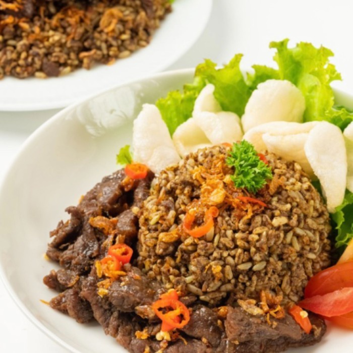 

(Good) Low Cal Nasi Goreng Rawon with Lean Beef. Healthy Diet Catering Prep