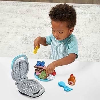 Promo Terbatas Leapfrog Build A Waffle Learning Set Mainan Masak-Masakan Anak Panggangan Waffle Aman