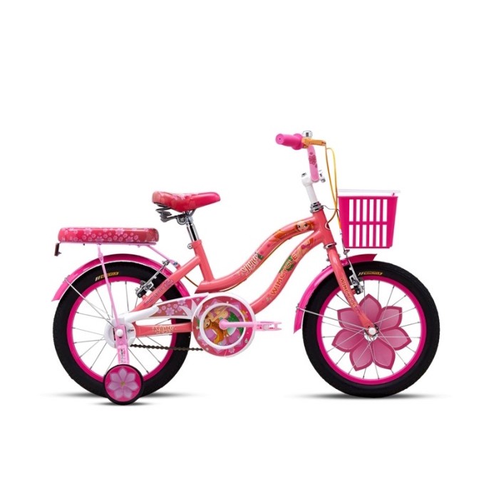 SEPEDA ANAK PEREMPUAN MINI KIDS BIKE 16 INCH WIMCYCLE YUNA