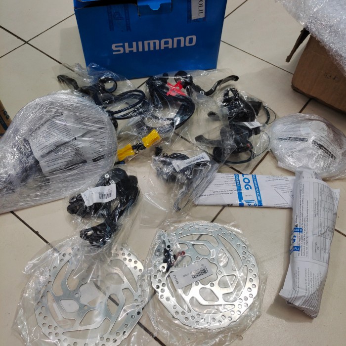 GROUP SET SHIMANO ALIVIO M3100 FULL SET SHIMANO ORIGINAL