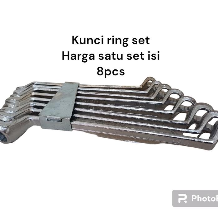 terbaru  kunci ring set 8pcs kunci pas ring set 8pcs kunci ring set komplit satu set ready