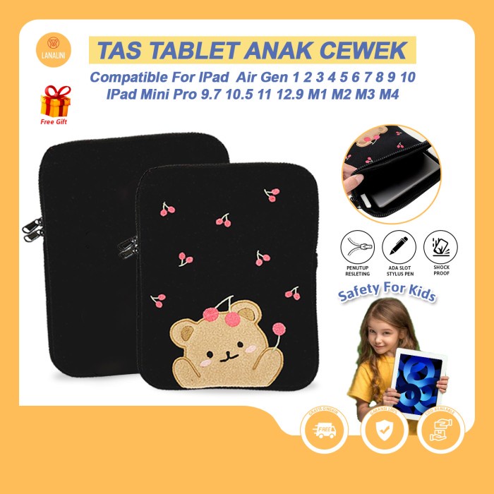 Jt Top Sleeve Tas Bag Case Ipad Pro 11 2018 2020 2021 11 12 13 15 Inch Motif