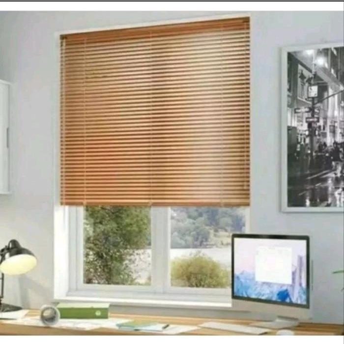 Terlaris Venetian Blind / Tirai Lipat / Tirai Jendela Gulung Tali / Roller Blind / Venetian Blind /