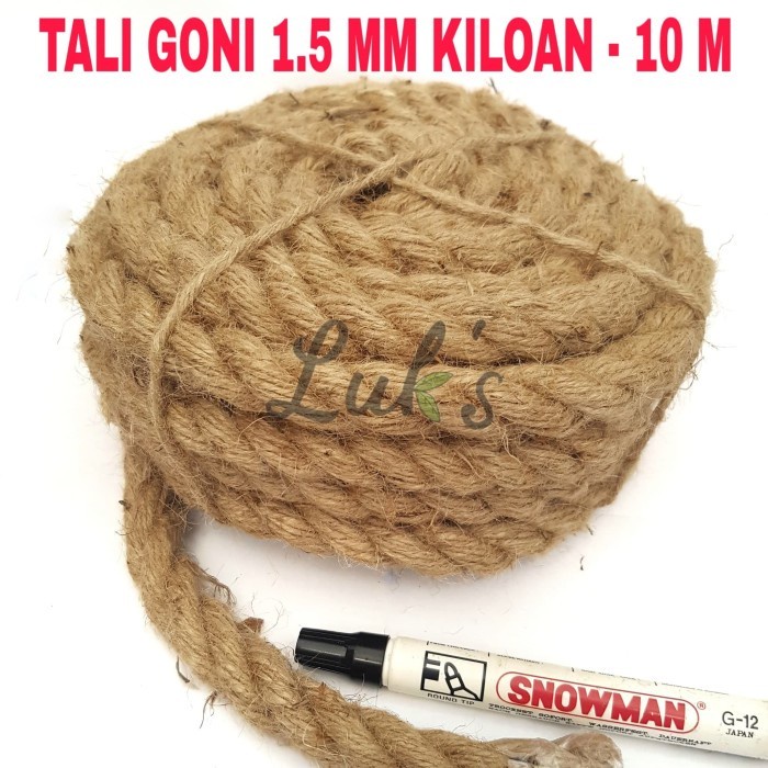(Good) Tali goni besar 15 mm meteran - tambang goni - tampar goni