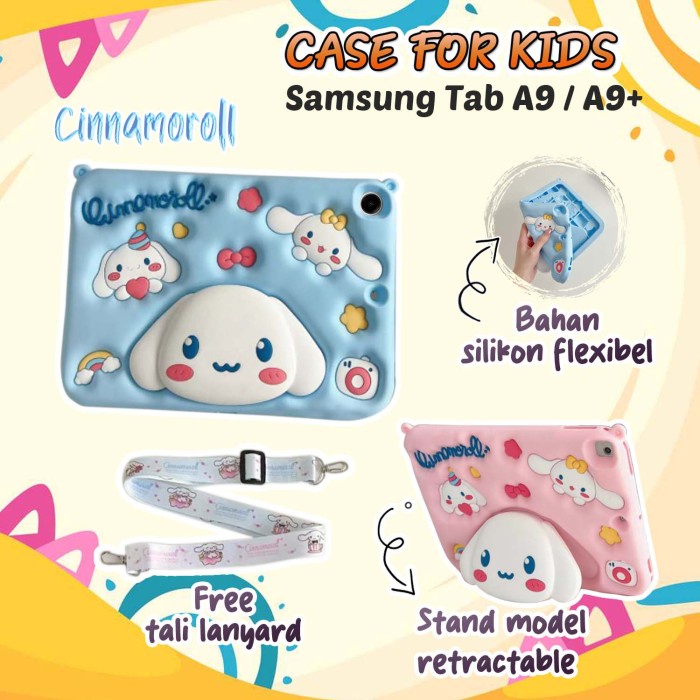 Jt Top Cute Case Samsung Tab A9 8.7 / A9 Plus A9+ 11 Inch Wifi Lte Retractable Stand Rubber Full